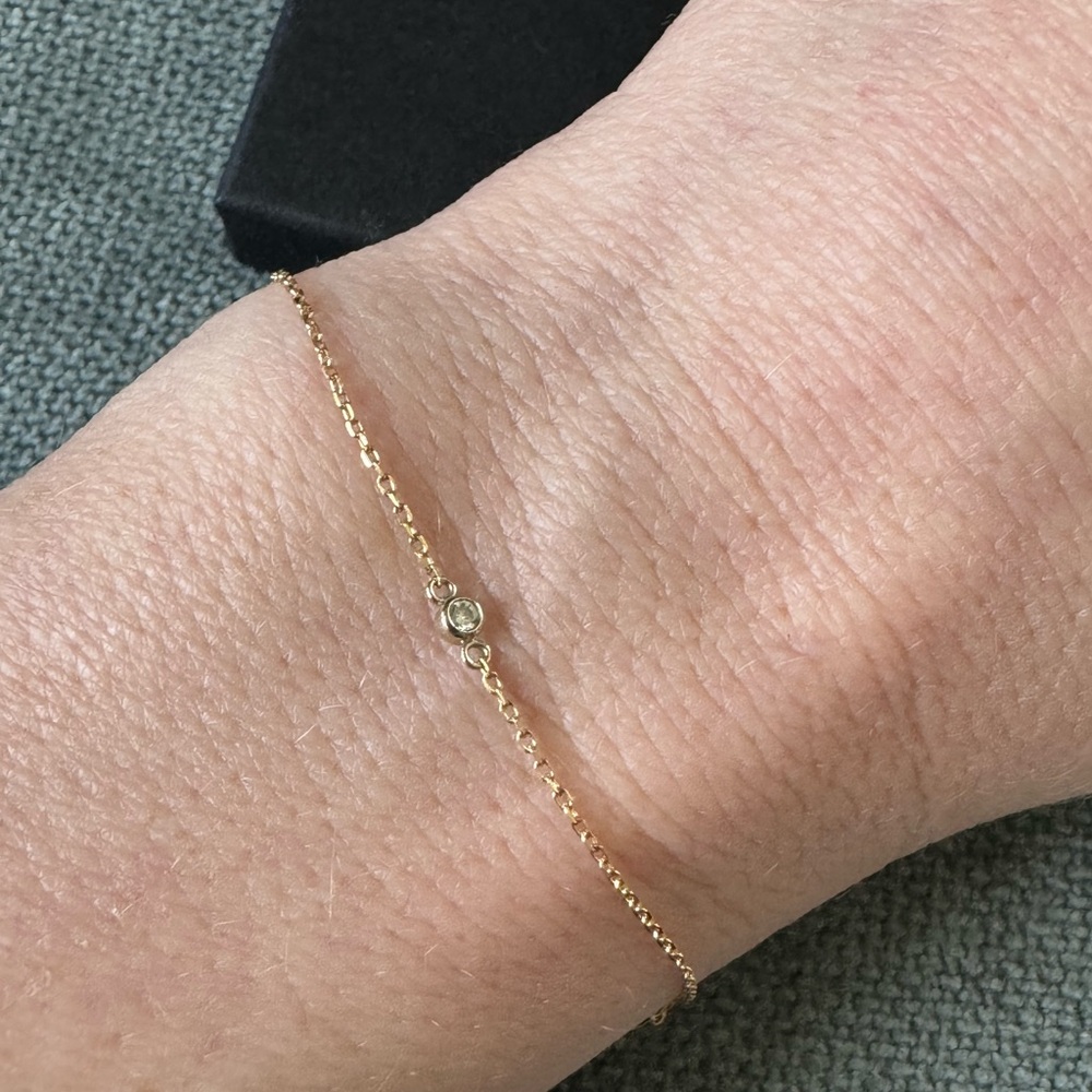 Catbird TINY CORSAGE BRACELET, YELLOW GOLD